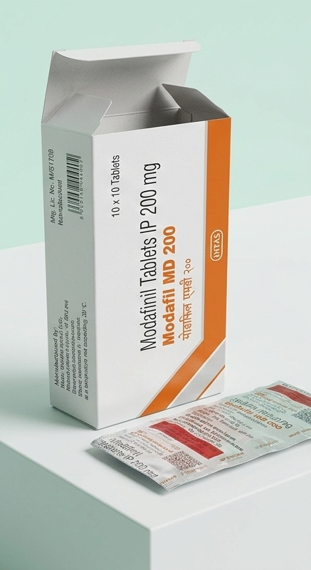 Оригінальний modafil md 200 mg: 1 блістер на 10 таблеток з доставкою по Україні