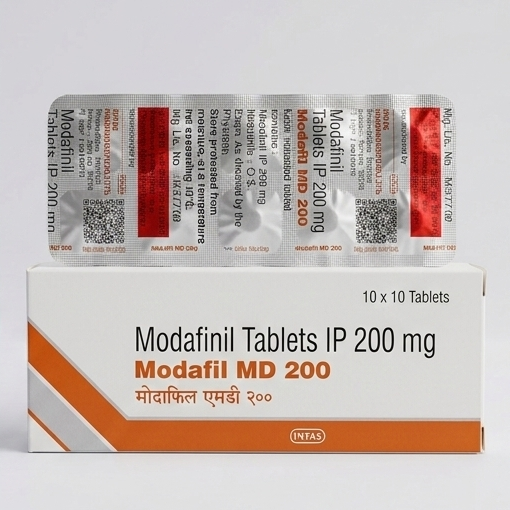 Modafil MD 200 mg (Modafinil) 10 Tablets Intas