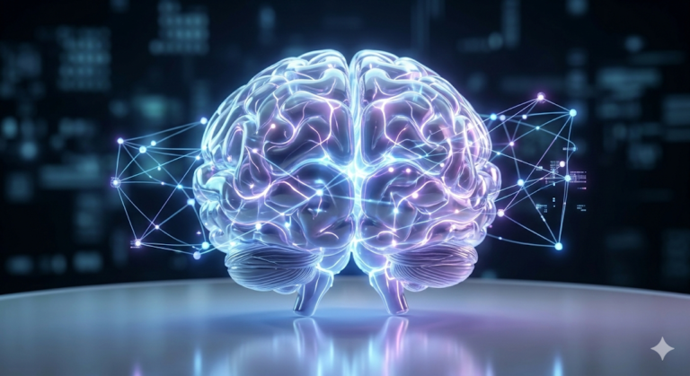 Modafinil ultimate guide 2026: digital brain network showing nootropic effects