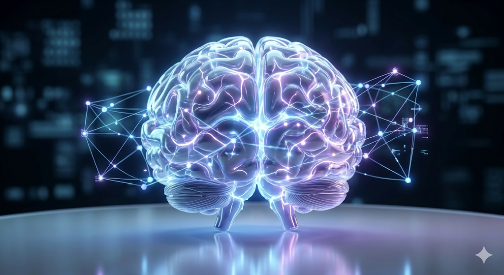 Modafinil ultimate guide 2026: digital brain network showing nootropic effects
