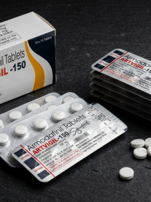 Original buy artvigil 150 mg by HAB Pharma: detailed box view