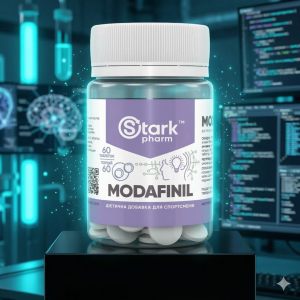 stark-pharm-modafinil-100-mg-60-tab Plastic bottle of nootropic for focus. The best solution to buy modafinil stark pharm for memory improvement (modafinil Ukraine).