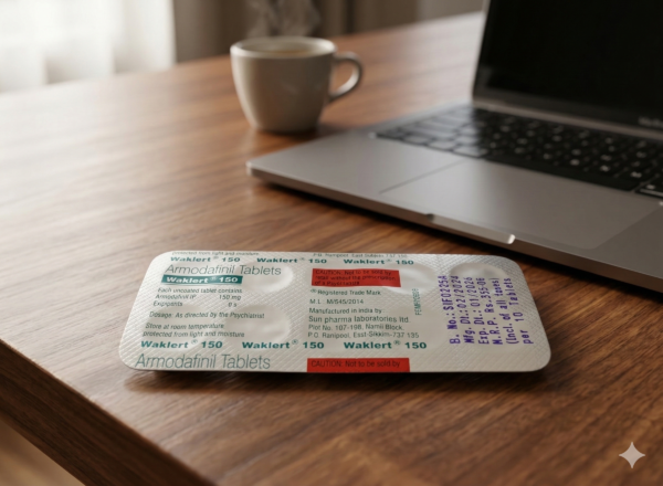 Waklert 150 mg (Armodafinil) 10 Tablets Sun Pharma